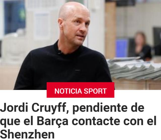 开云网页版-西媒：小克鲁伊夫提友好解约 希望离开深足回巴萨